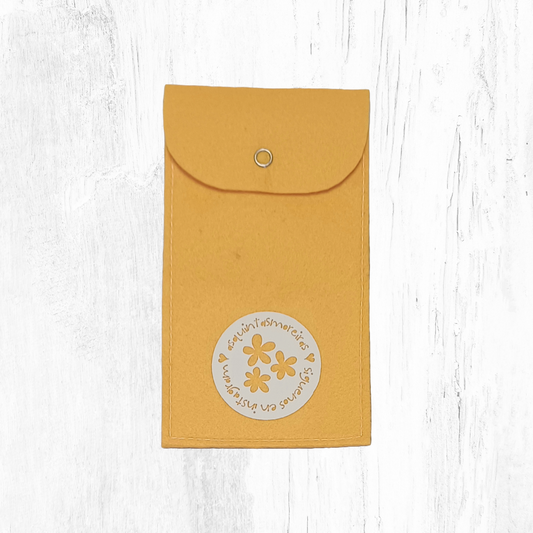 Estuches de fieltro con solapa