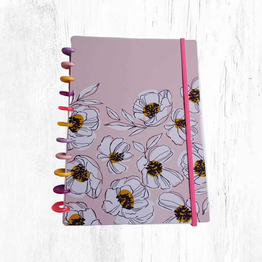 Recambio de hojas de notas para cuaderno con sistema de discos
