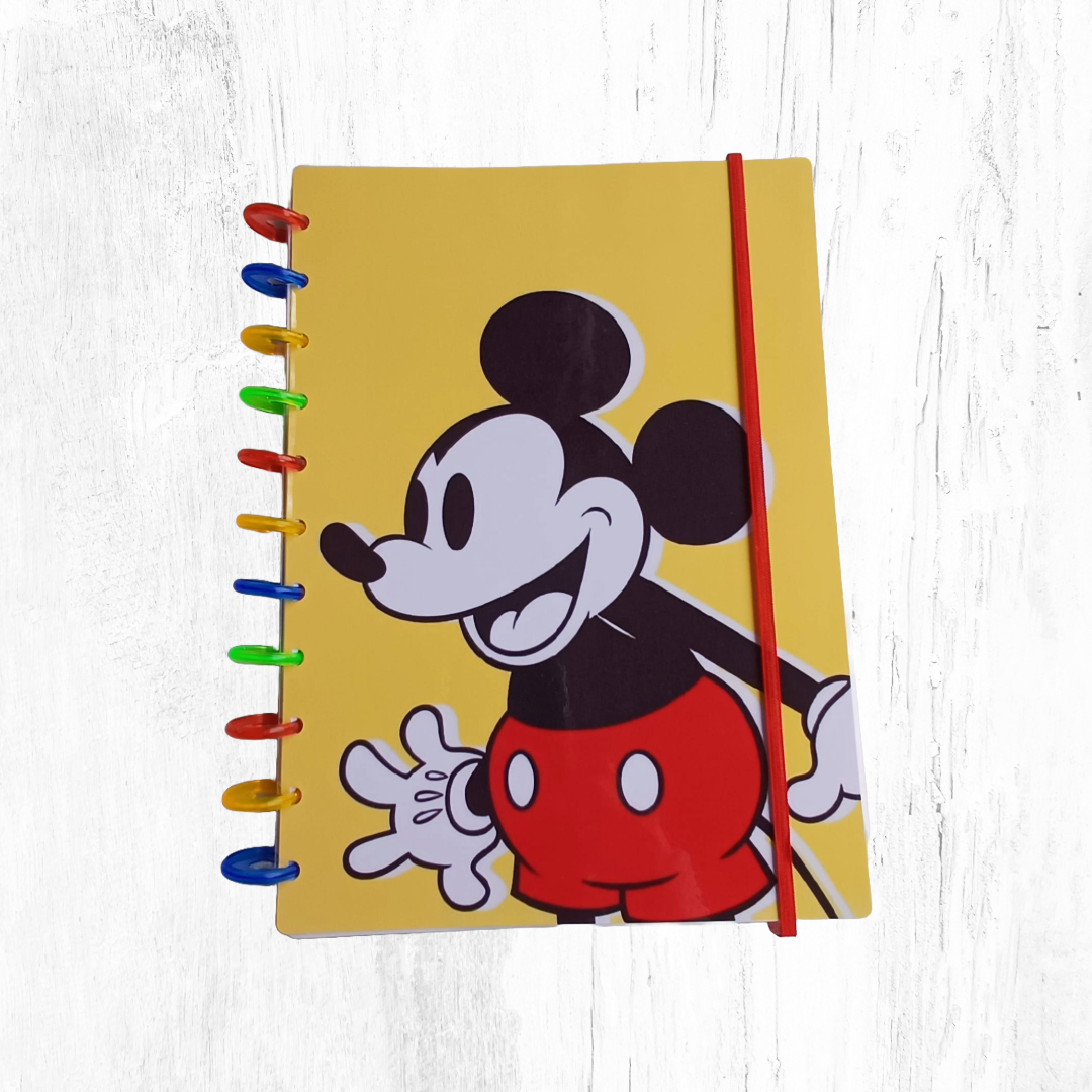 Juego de portadas de cuaderno con sistema de discos