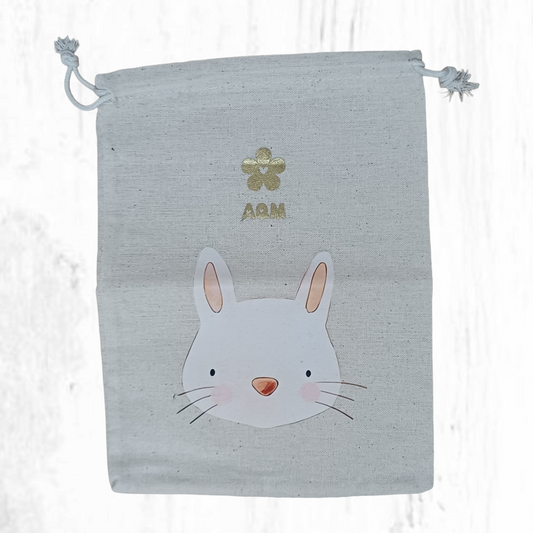 Small fabric bag with a children's print