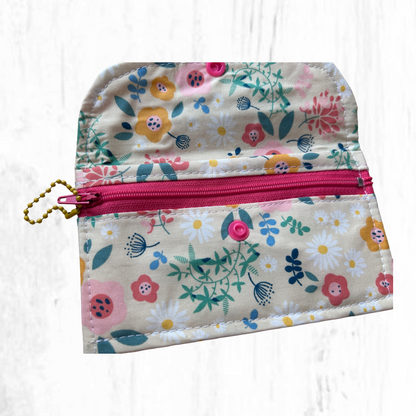 Cartera de algodón de dos compartimientos