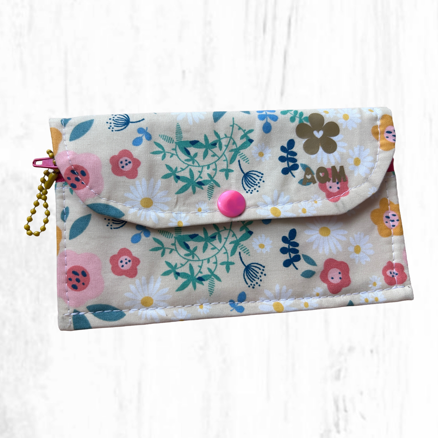 Cartera de algodón de dos compartimientos