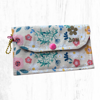 Cartera de algodón de dos compartimientos