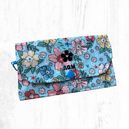 Cartera de algodón de dos compartimientos