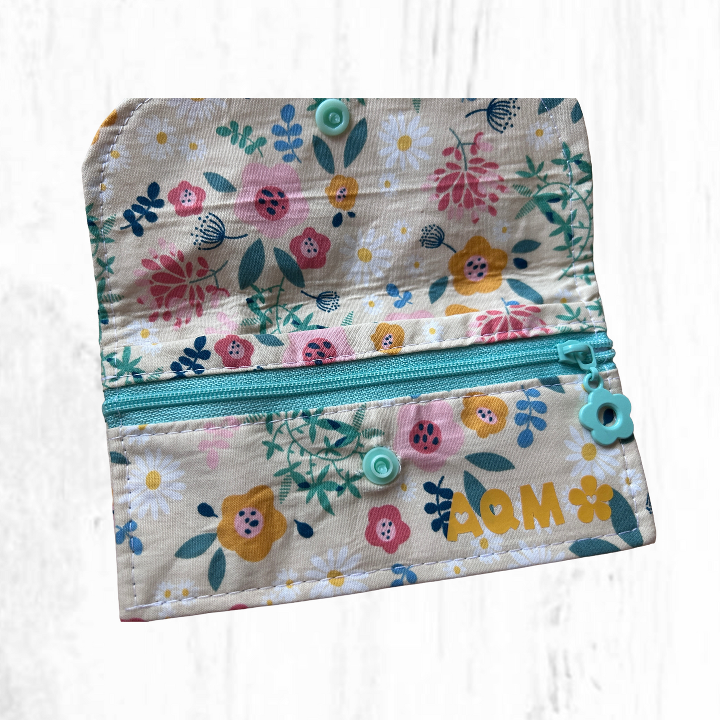 Cartera de algodón de dos compartimientos