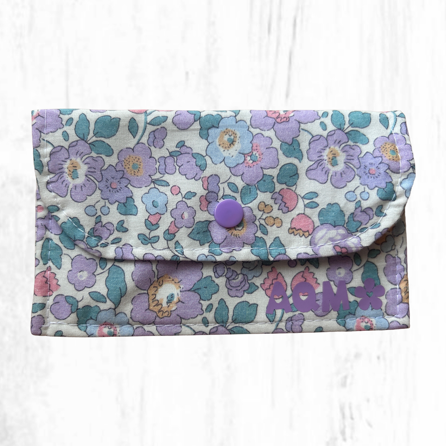 Cartera de algodón de dos compartimientos