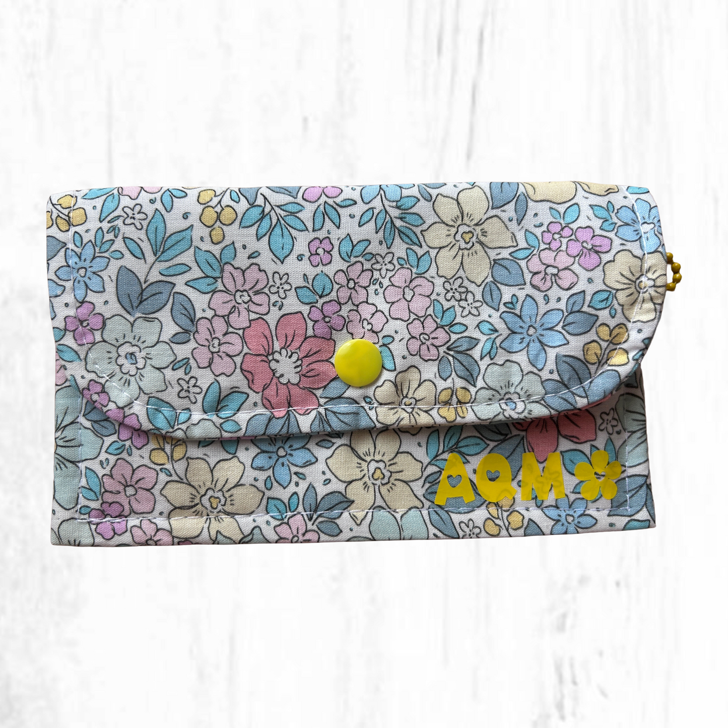 Cartera de algodón de dos compartimientos