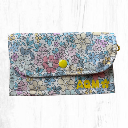 Cartera de algodón de dos compartimientos