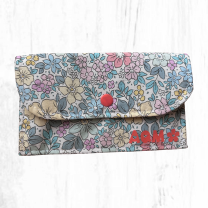 Cartera de algodón de dos compartimientos