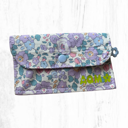 Cartera de algodón de dos compartimientos