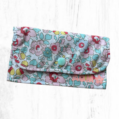 Cartera de algodón de dos compartimientos