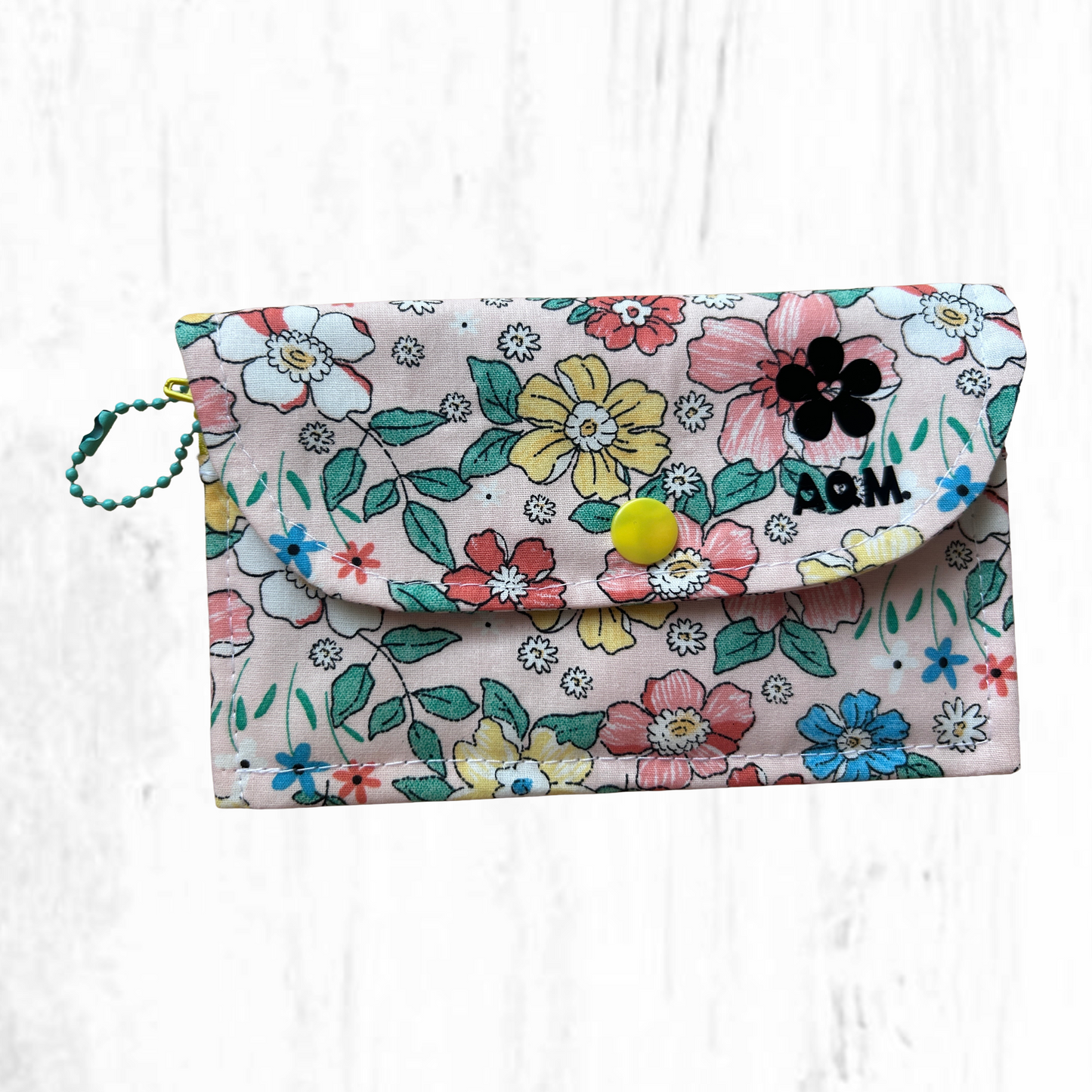 Cartera de algodón de dos compartimientos
