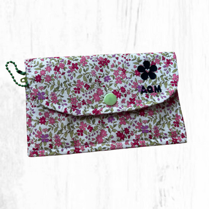 Cartera de algodón de dos compartimientos