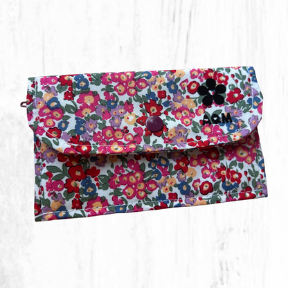Cartera de algodón de dos compartimientos