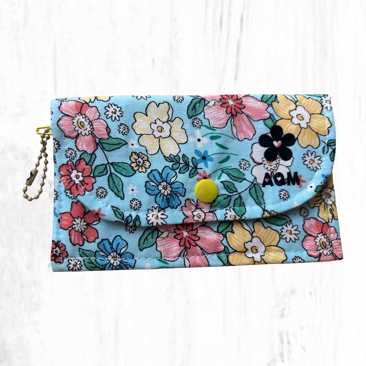 Cartera de algodón de dos compartimientos