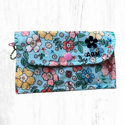 Cartera de algodón de dos compartimientos
