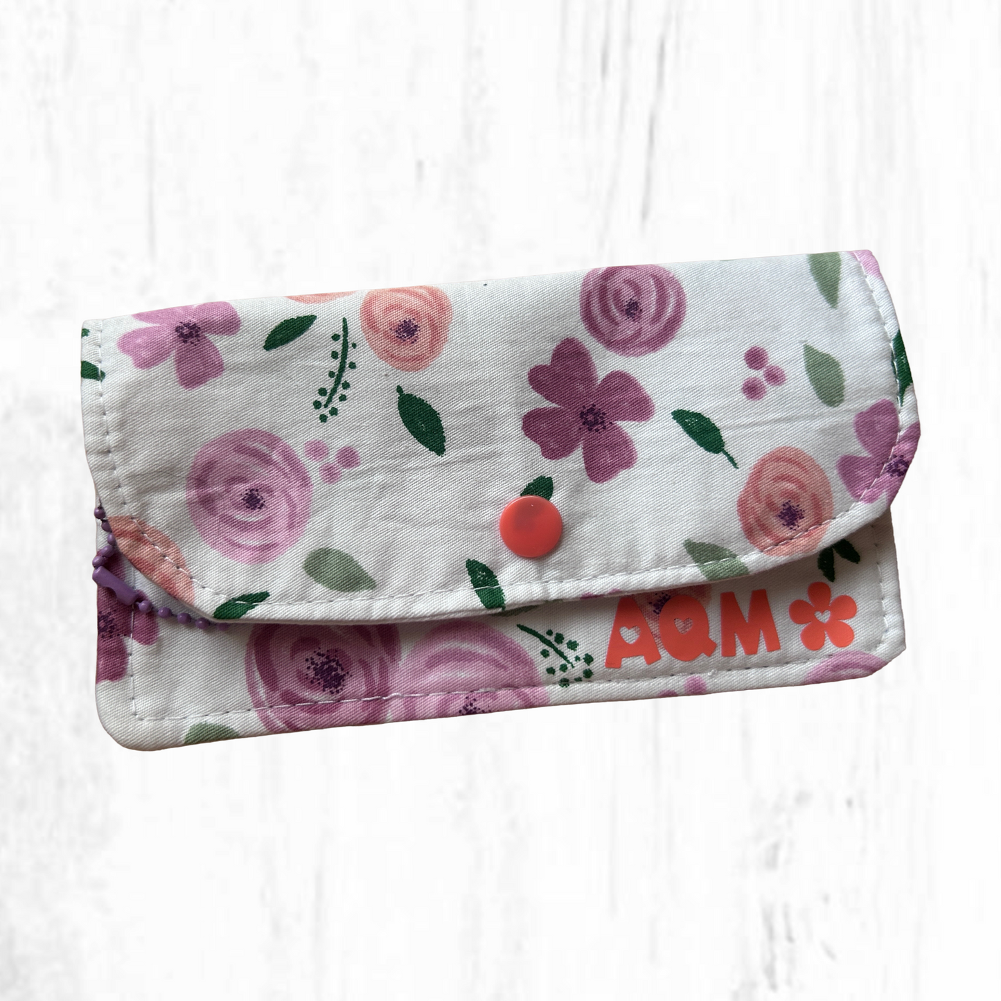 Cartera de algodón de dos compartimientos
