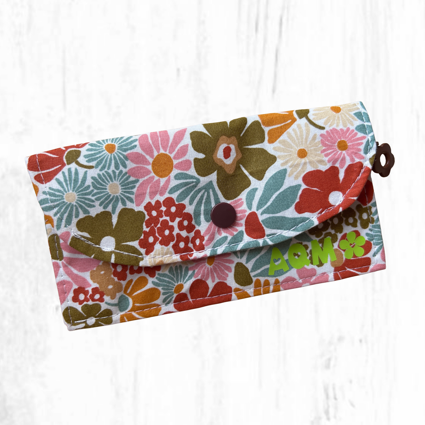 Cartera de algodón de dos compartimientos
