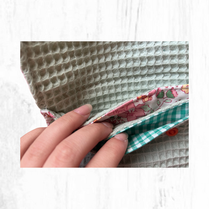Cartera de triple compartimiento