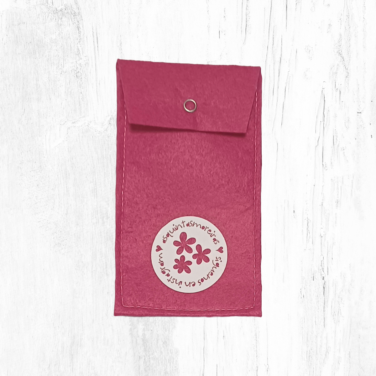 Estuches de fieltro con solapa