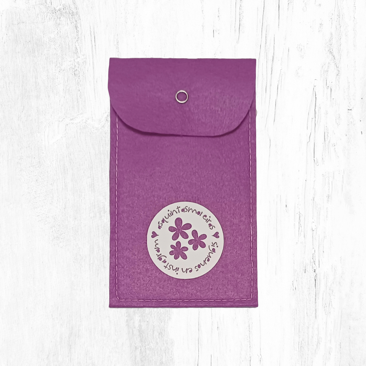 Estuches de fieltro con solapa