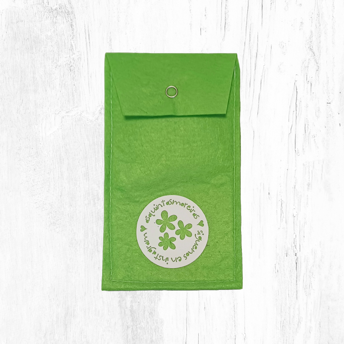Estuches de fieltro con solapa