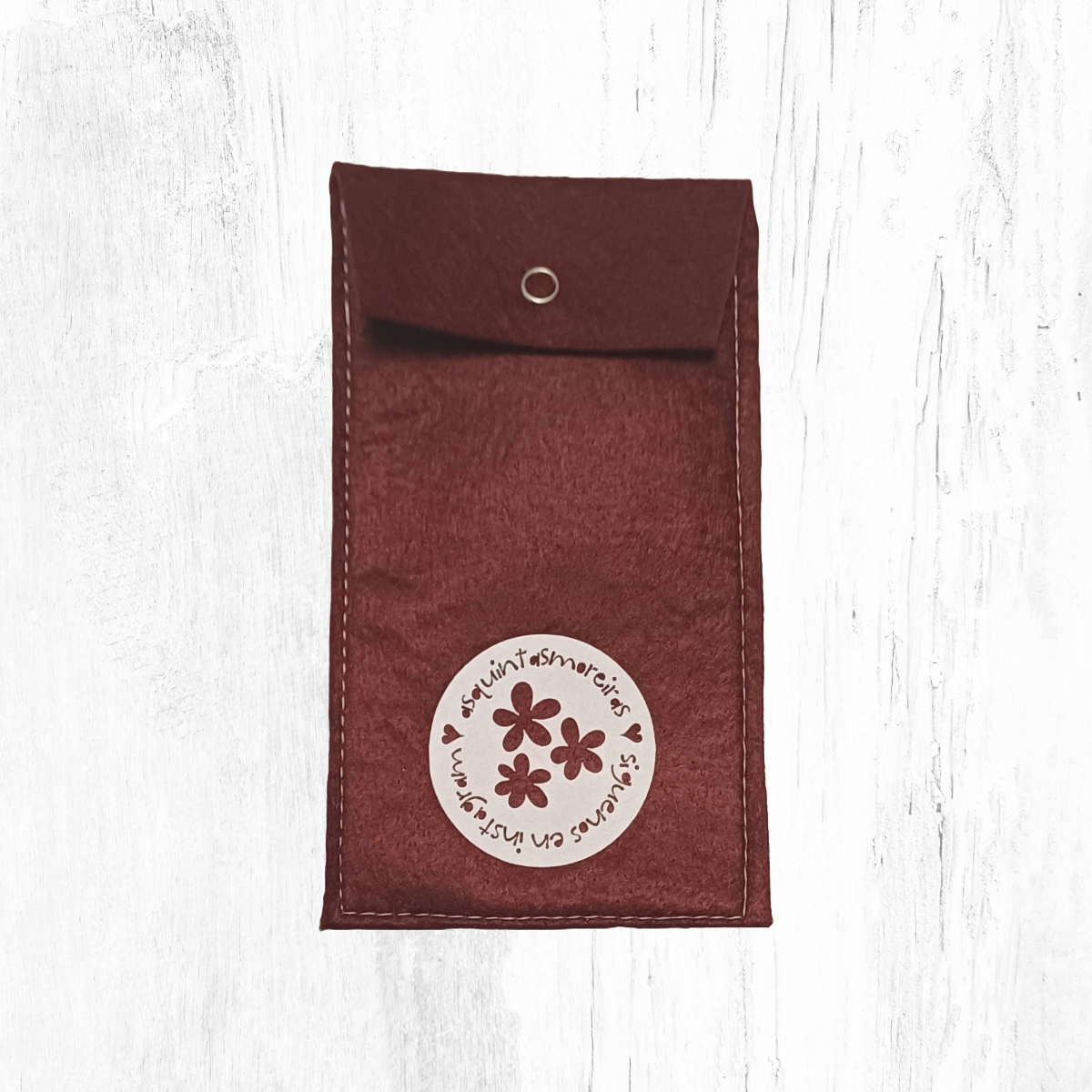 Estuches de fieltro con solapa