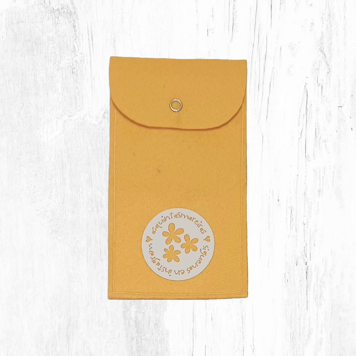 Estuches de fieltro con solapa