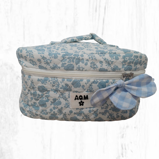 Large fabric toiletry bag