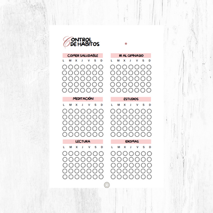 A5 perpetual diary with disc system