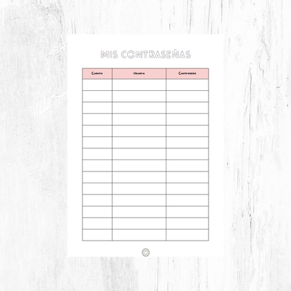 A5 perpetual diary with disc system