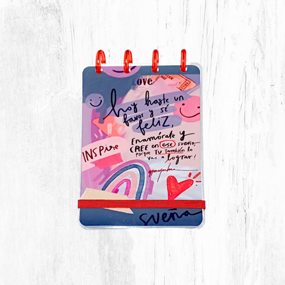Libreta A6 sistema de discos - Viviana Grondona