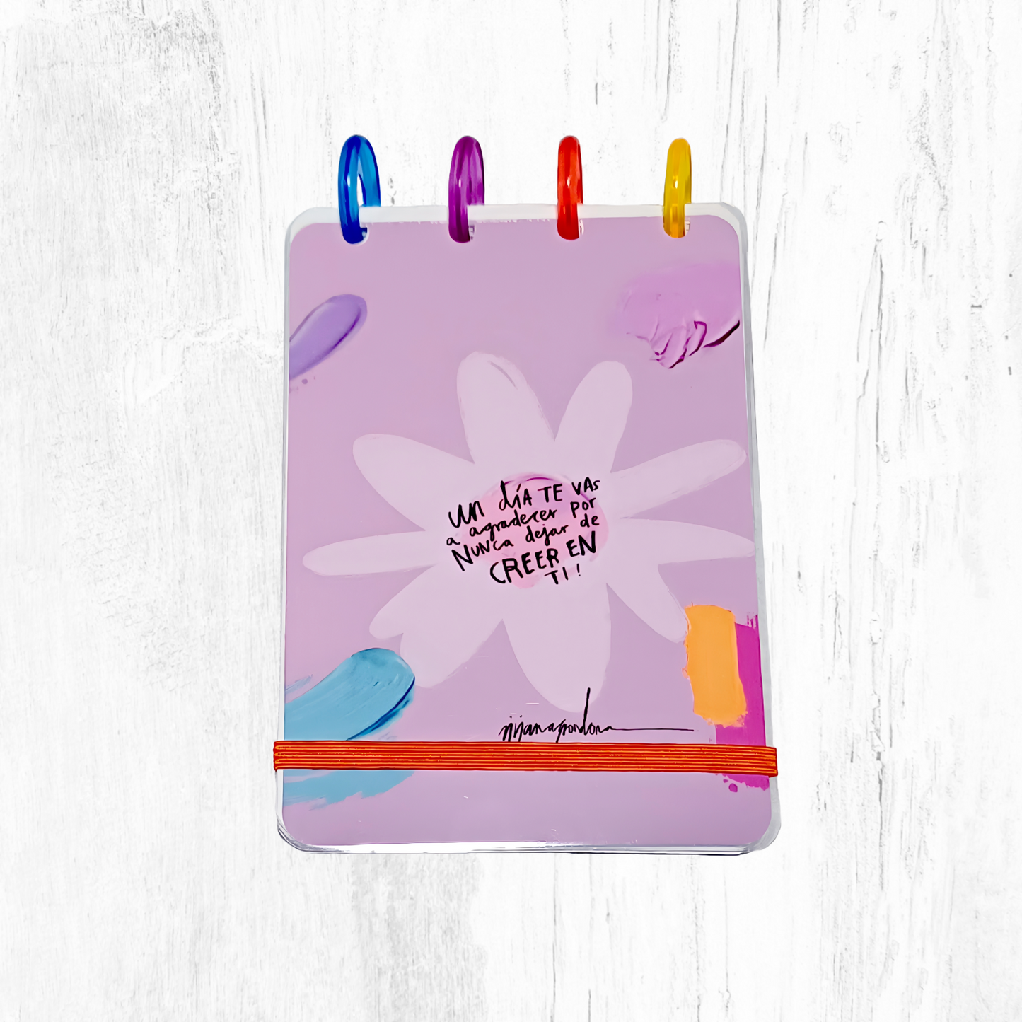 Libreta A6 sistema de discos - Viviana Grondona