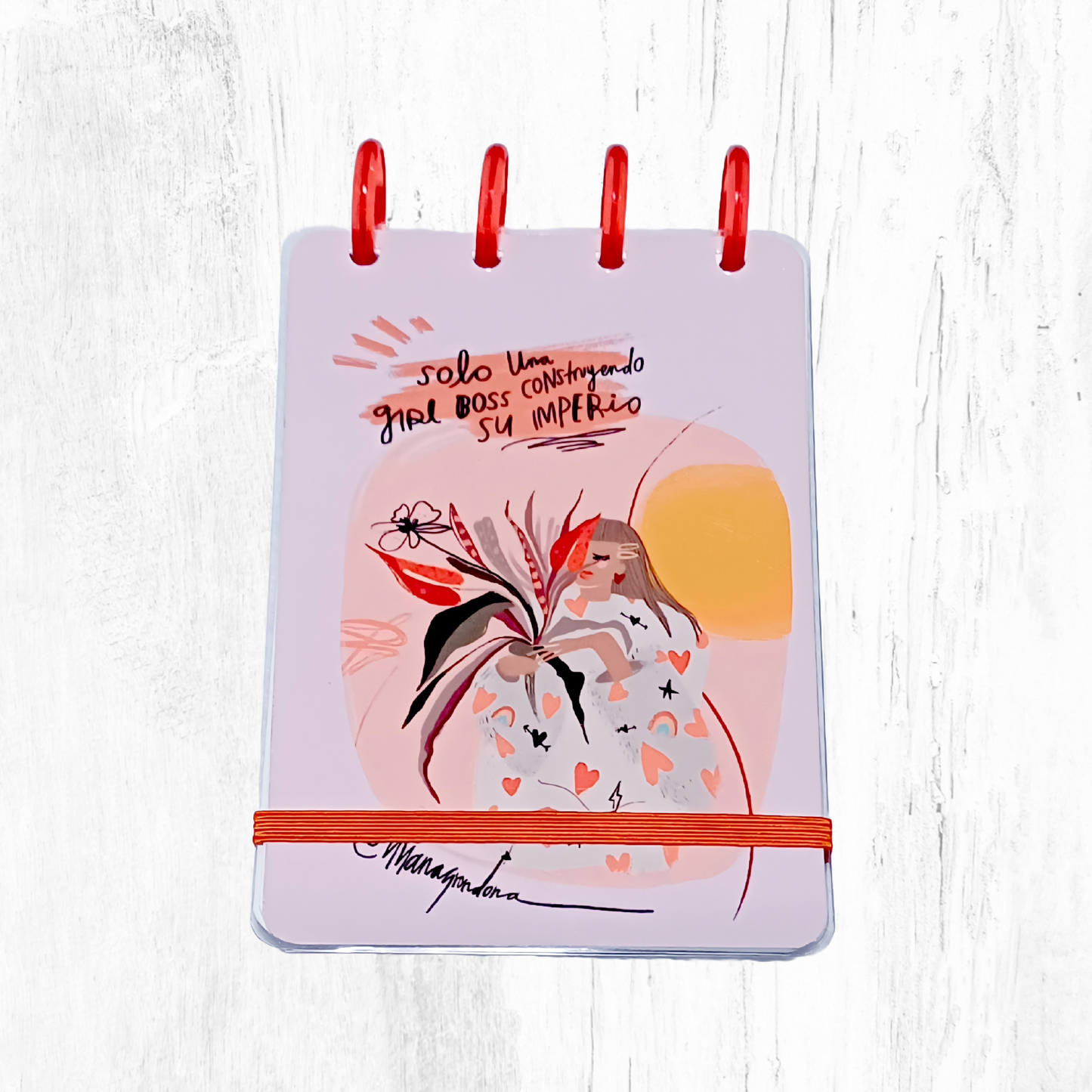 Libreta A6 sistema de discos - Viviana Grondona