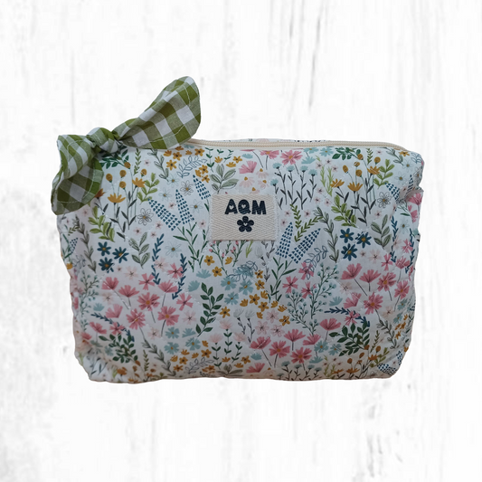 Medium fabric toiletry bag - A5 notebook holder