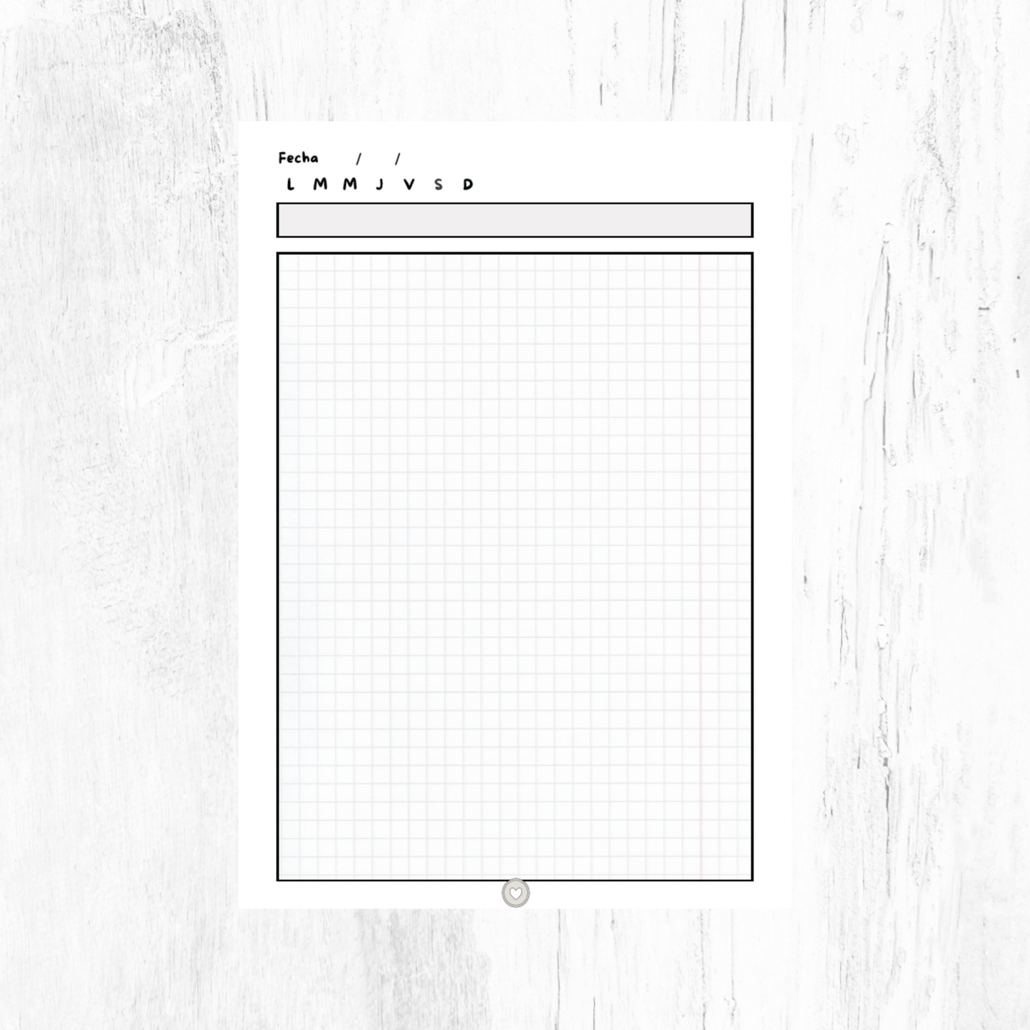 Recambio de hojas de notas para cuaderno con sistema de discos