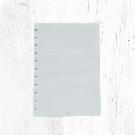A4 refill with disc system outlet