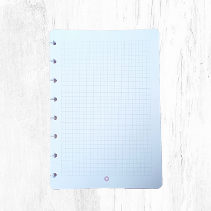 Recambio de hojas para cuaderno con sistema de discos